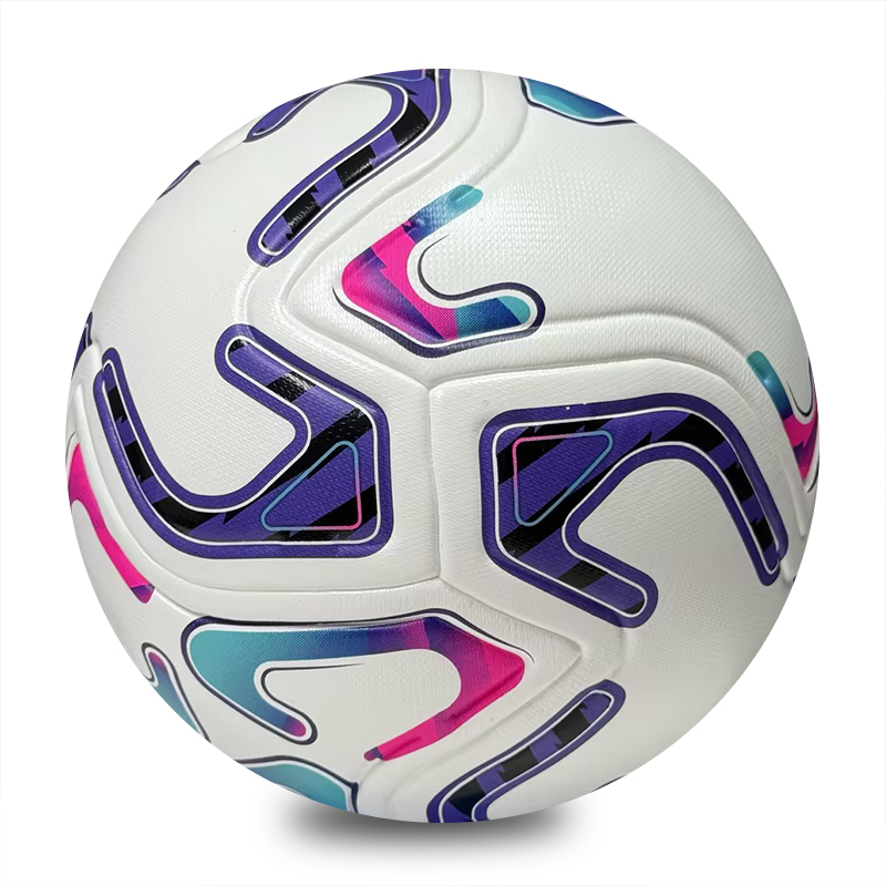 Thermal Bonded Size 5 Soccer Ball, Waterproof Durable Abrasion Resistant PU Cover, Professional Football for Adult Outdoor Indoor Training and Match,Blue Arc Sports
