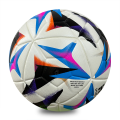 High Quality Professional Customized Size 5 Soccer Ball PU Leather Match Football Training Custom Logo Factory Price,Blue Arc Sports