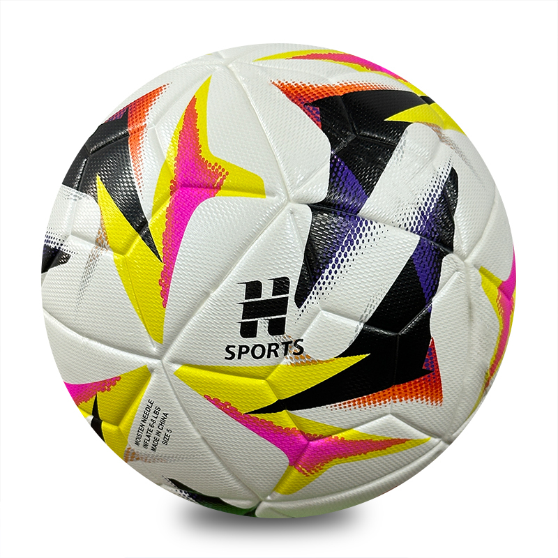 High Quality Professional Customized Size 5 Soccer Ball PU Leather Match Football Training Custom Logo Factory Price,Blue Arc Sports
