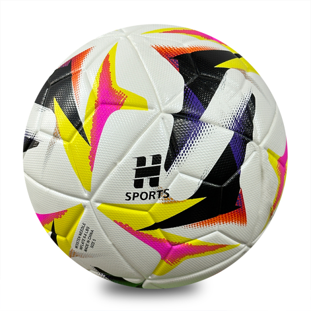 High Quality Professional Customized Size 5 Soccer Ball PU Leather Match Football Training Custom Logo Factory Price,Blue Arc Sports