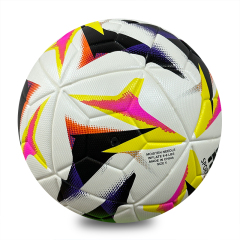 High Quality Professional Customized Size 5 Soccer Ball PU Leather Match Football Training Custom Logo Factory Price,Blue Arc Sports