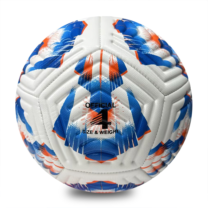 2026 New Custom Logo Match Training PVC Football Profesional Soccer Ball Size 4 Official Match Machine Stitched,Blue Arc Sports