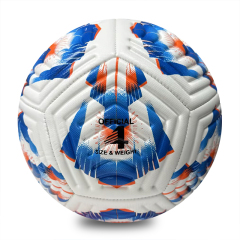 2026 New Custom Logo Match Training PVC Football Profesional Soccer Ball Size 4 Official Match Machine Stitched,Blue Arc Sports