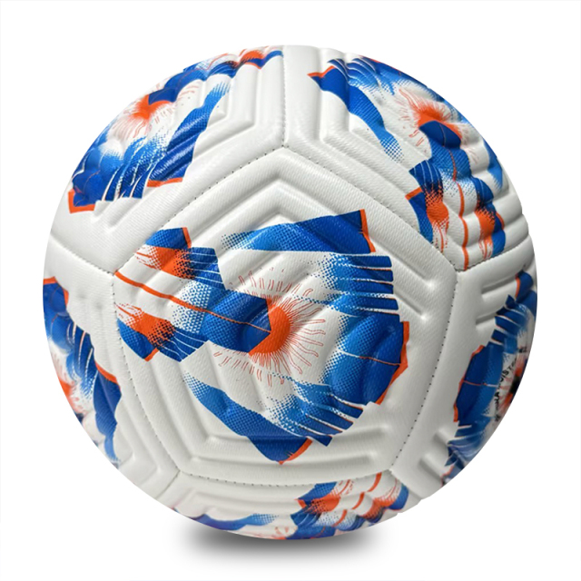 2026 New Custom Logo Match Training PVC Football Profesional Soccer Ball Size 4 Official Match Machine Stitched,Blue Arc Sports