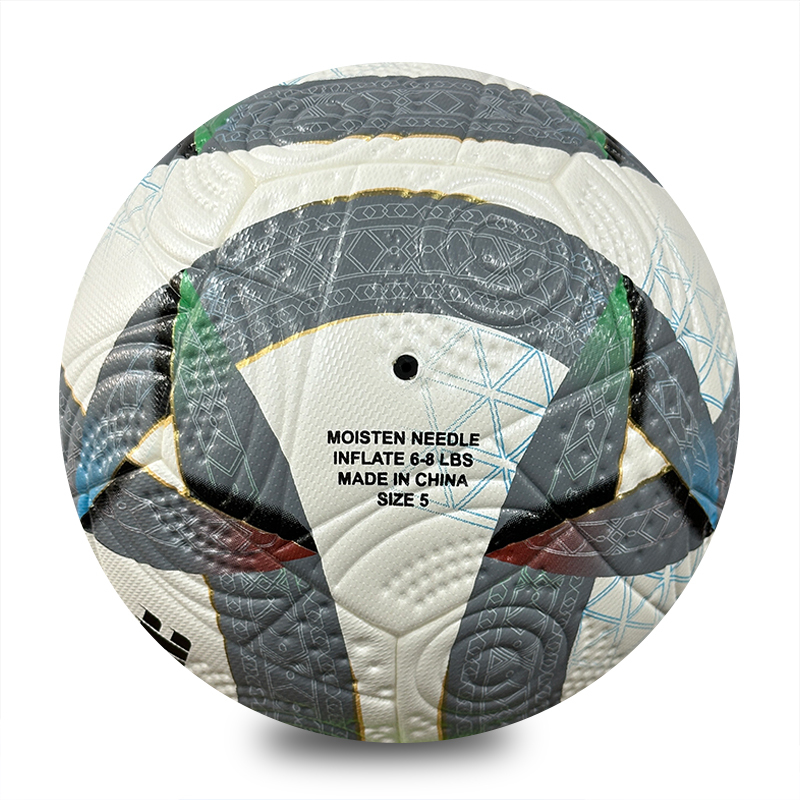 Hot Sale Select Size 5 Training Soccer Ball PU Thermal Bonded Custom Logo Football for School Team Wholesale OEM,Blue Arc Sports