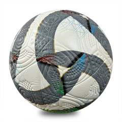 Hot Sale Select Size 5 Training Soccer Ball PU Thermal Bonded Custom Logo Football for School Team Wholesale OEM,Blue Arc Sports