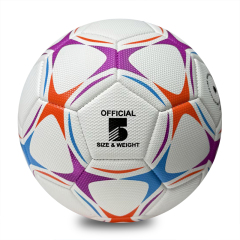 Hot Selling Soccer Ball Footballs Professional Training Match Football Best Quality Custom Size PVC Leather Wholesale,Blue Arc Sports
