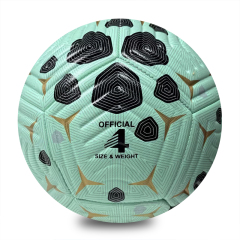 Factory Price Soccer Ball Professional Standard Football Size 4 for machine-stitched Football PVC New Model Training Football,Blue Arc Sports