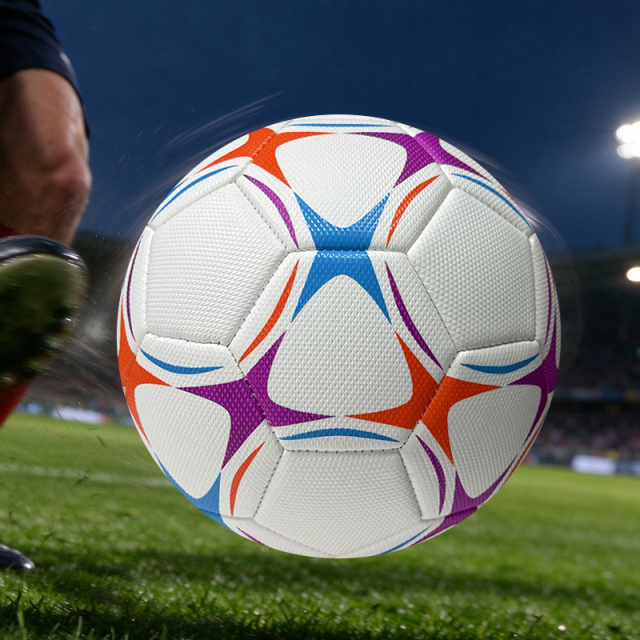Hot Selling Soccer Ball Footballs Professional Training Match Football Best Quality Custom Size PVC Leather Wholesale,Blue Arc Sports