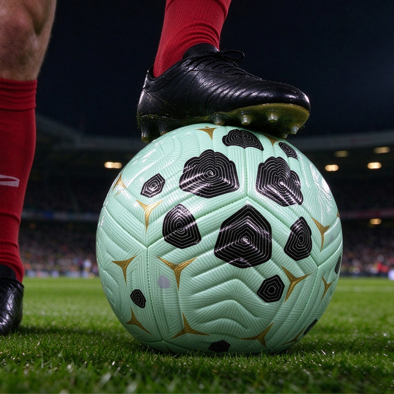 Factory Price Soccer Ball Professional Standard Football Size 4 for machine-stitched Football PVC New Model Training Football,Blue Arc Sports