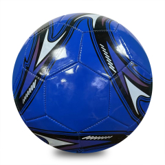 High Quality Official Match Ball High Quality Professional Soccer Ball Size 5 PVC machine-stitched Football New Arrival,Blue Arc Sports