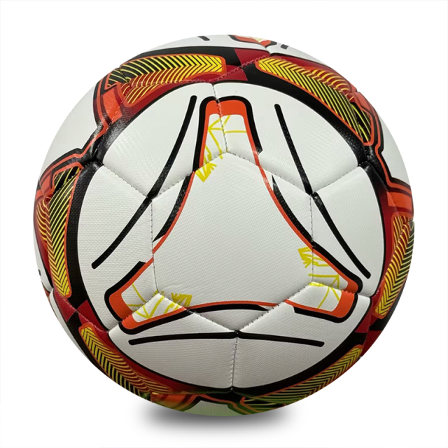 Custom Logo COLOR Size 5 machine-stitched Soccer Ball PVC Material Professional Match Football for Club Wholesale Bulk Wholesale,Blue Arc Sports