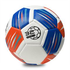 Good Quality Factory Price Students Training Custom Machine Sewing Football for Outdoor Play Soccer Professional Size 5,Blue Arc Sports