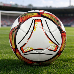 Custom Logo COLOR Size 5 machine-stitched Soccer Ball PVC Material Professional Match Football for Club Wholesale Bulk Wholesale,Blue Arc Sports