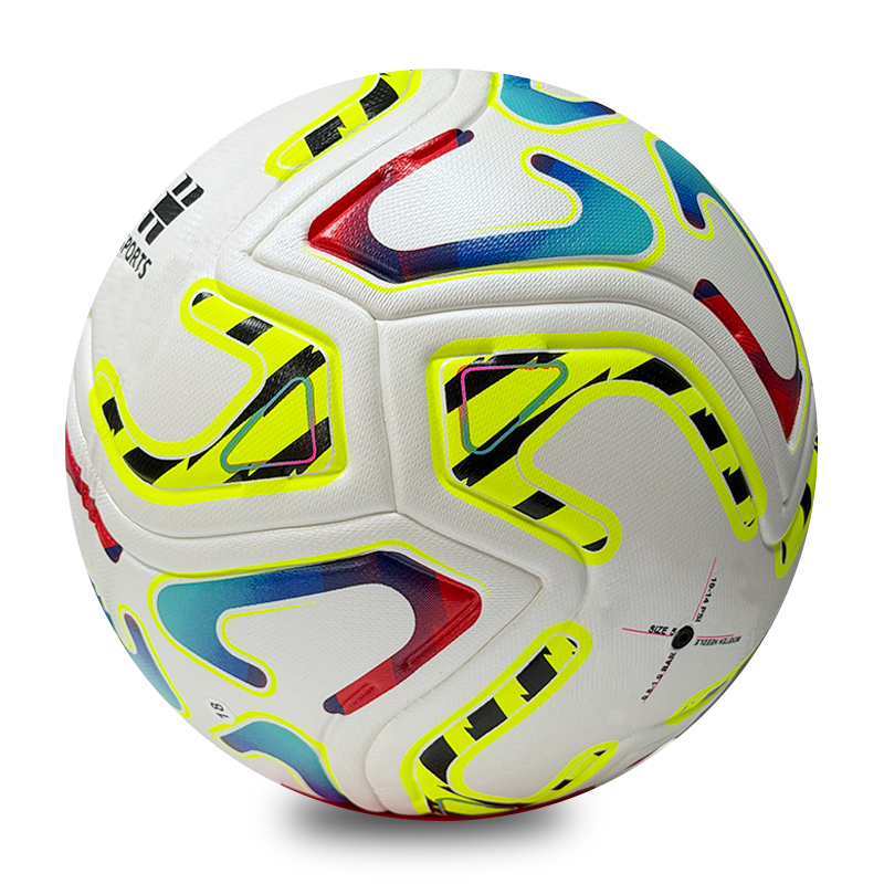 Size 5 Soccer Ball Wholesale Custom Logo PU Leather Seamless Match Training Football For Adult Kids Waterproof Match Training,Blue Arc Sports