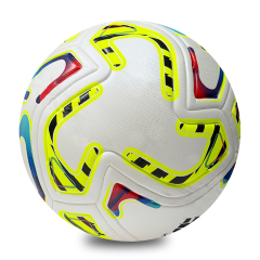 Size 5 Soccer Ball Wholesale Custom Logo PU Leather Seamless Match Training Football For Adult Kids Waterproof Match Training,Blue Arc Sports