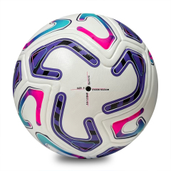 Size 5 Soccer Ball Wholesale Custom Logo PU Leather Seamless Match Training Football For Adult Kids Waterproof Match Training,Blue Arc Sports