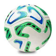 Size 5 Soccer Ball Wholesale Custom Logo PU Leather Seamless Match Training Football For Adult Kids Waterproof Match Training,Blue Arc Sports