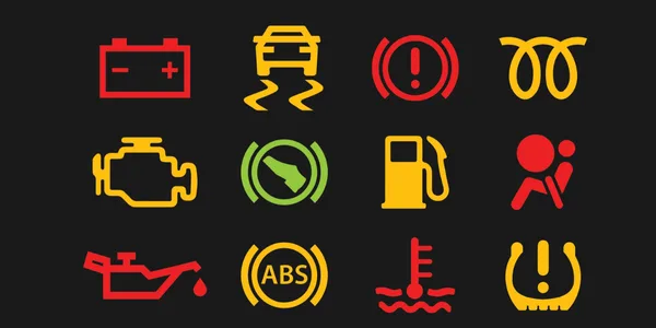 Dashboard warning lights explained &ndash; overview of common car warning symbols on the instrument cluster.