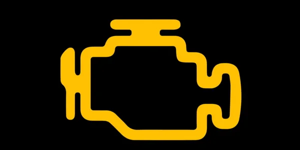 Check engine symbol shown as part of dashboard warning lights explained guide.