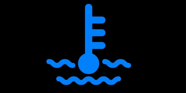 Engine temperature light illustration used in dashboard warning lights explained content.