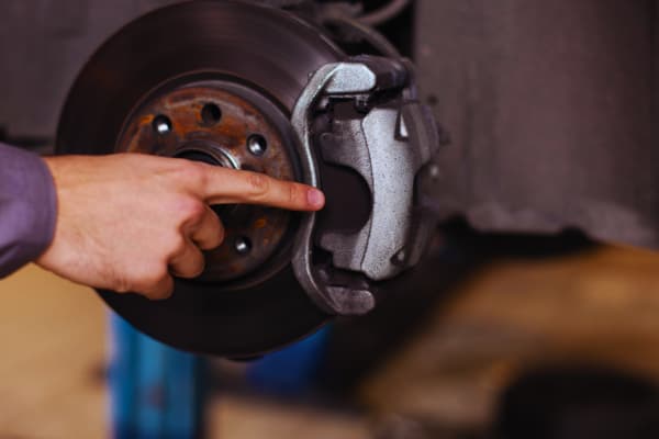 How to check brake pad wear for when to replace brake pads minimum safe thickness