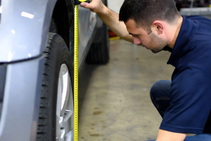 Ride height measurement to determine when should you replace suspension springs