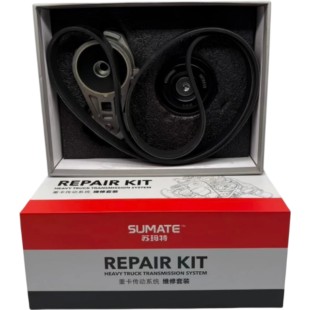 Universal Drive Belt Tensioner Pulley Kit for Gas & Diesel Trucks (Tuwei, Hanwei, Tianwei, Auman, Delon, Dayun, Mercedes-Benz)