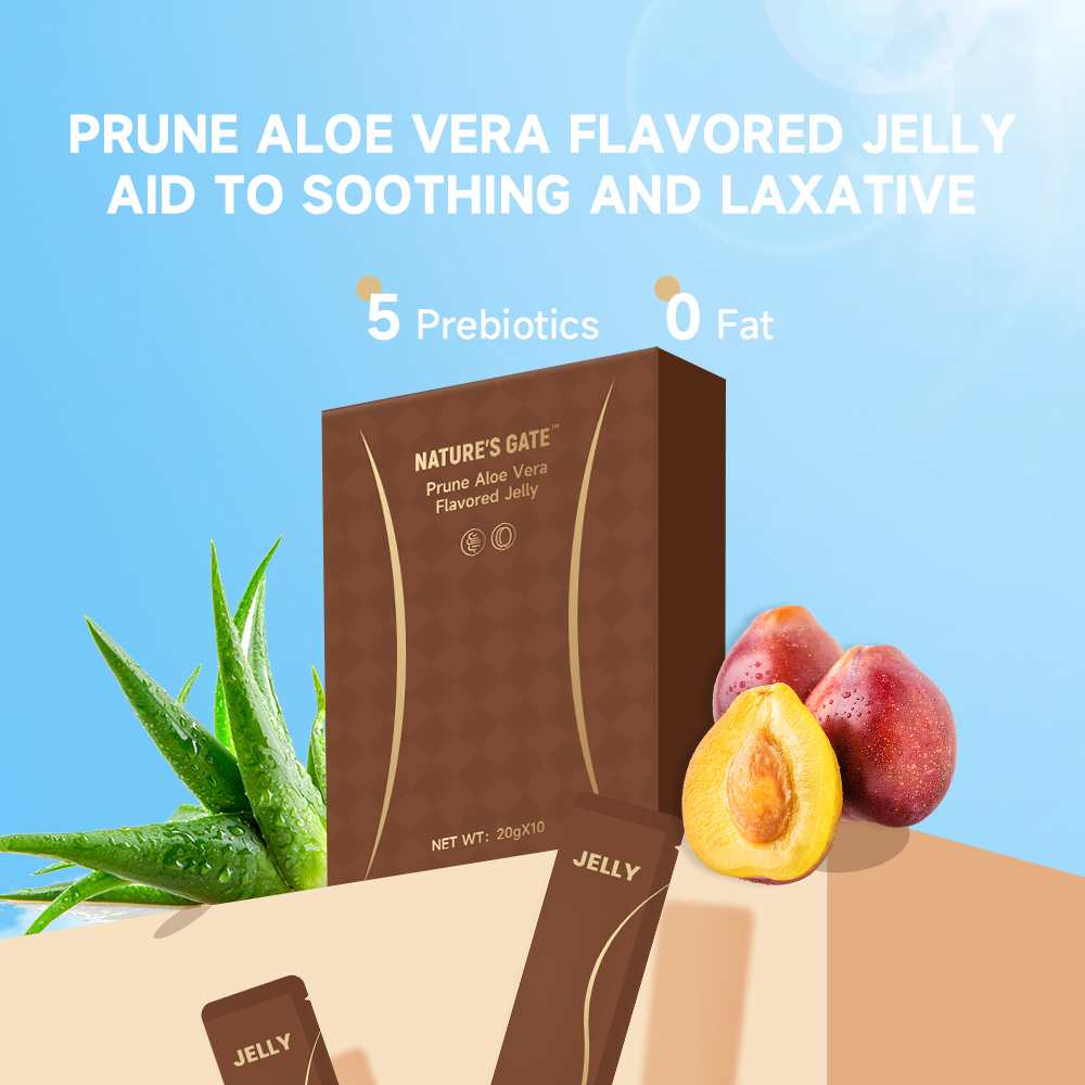 ACORN Delicious Fruit Prune Jelly Suck Fruity Aloe Vera Jelly Halal Slimming Gut health Low-Fat healthy snack food Jelly