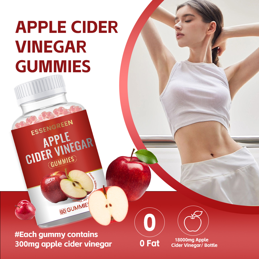 ACORN Slimming Apple Gummies Weight control Loss Products Cider Vinegar CLA glycerides Keto Bear Gummies