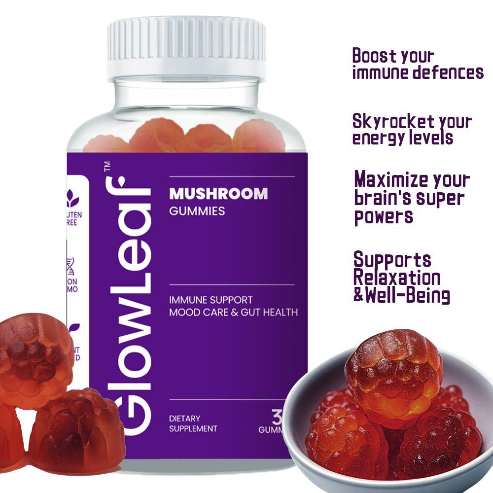 ACORN Mushroom Gummies Support Immune Health Supplement Emotion Regulation Relax Mushroom Gummy