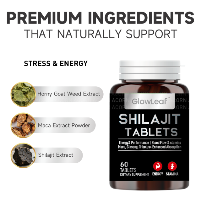 ACORN Shilajit Wholesale Supplement Manufacturers Ashwagandha Pure Shilajit Tablets