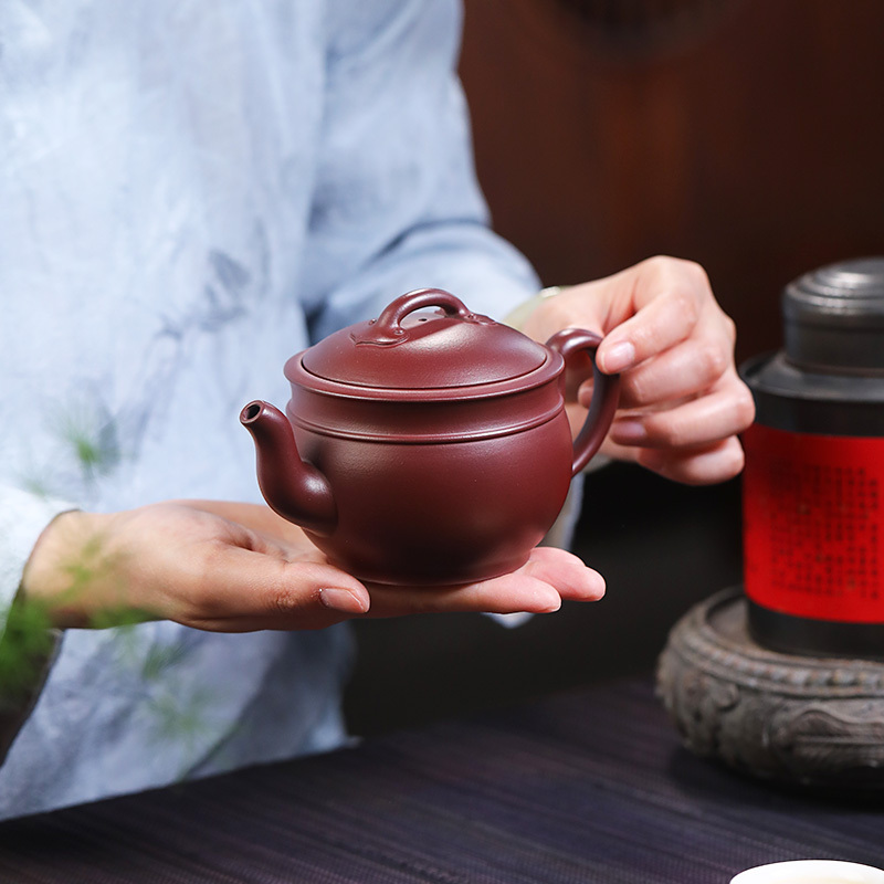 yixing teapot clayteapot chinese pot purple clay