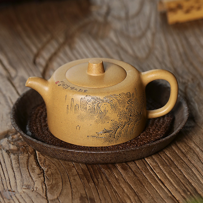 yixing teapot clayteapot chinese pot purple clay