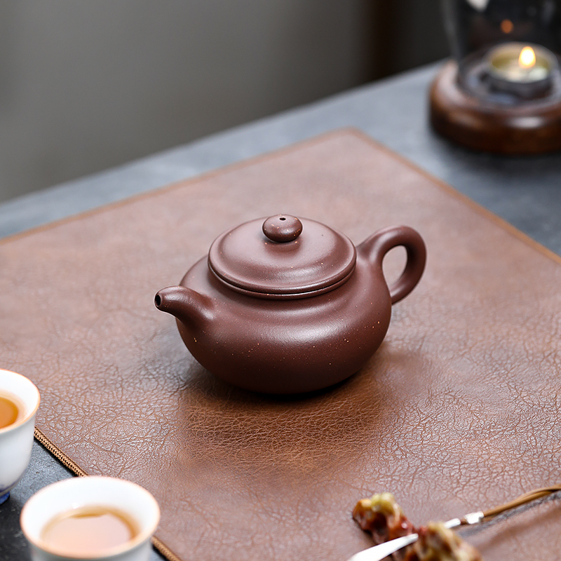 Yixing Purple Clay Teapot Original Mine Purple Clay Antique Teapot Famous Artist Wang Shiping Handmade Tea Set Teapot