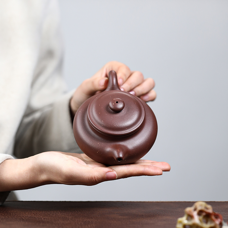 Yixing Purple Clay Teapot Original Mine Purple Clay Antique Teapot Famous Artist Wang Shiping Handmade Tea Set Teapot