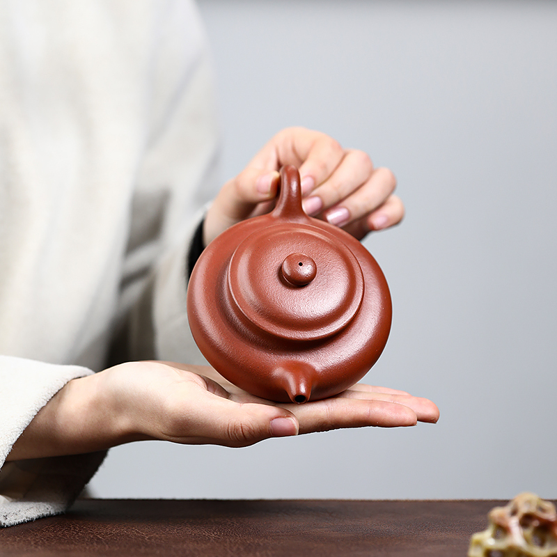 Yixing Zisha Teapot Original Mine Big Red Clay Antique Teapot Famous Handmade Kungfu Tea Set Teapot