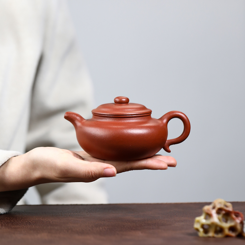 Yixing Zisha Teapot Original Mine Big Red Clay Antique Teapot Famous Handmade Kungfu Tea Set Teapot