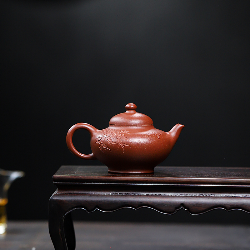 Yixing Zisha Teapot Original Mine Acacia Honghuaying Teapot Famous Artist Luna Complete Handmade Tea Set Teapot