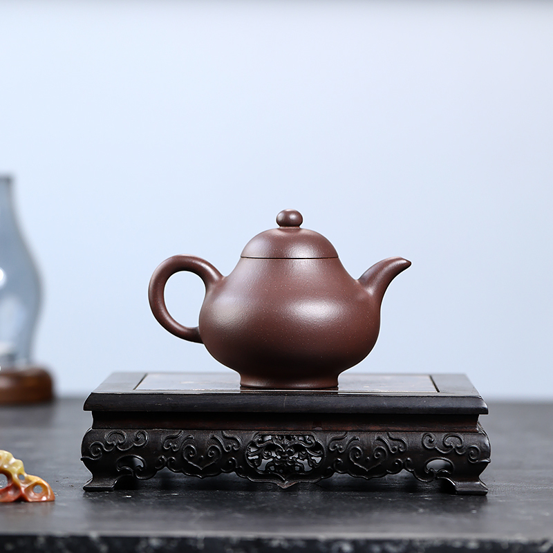 Yixing Zisha Teapot Original Mine Red Leather Dragon Huaying Teapot Famous Handmade Kungfu Tea Set Teapot