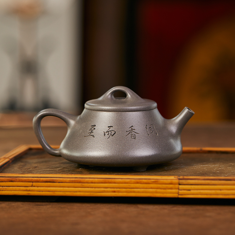 Yixing Zisha Teapot Original Mine Qingduan Shiheng Stone Ladle Famous Artist Xu Xiaoya Handmade Tea Set Teapot