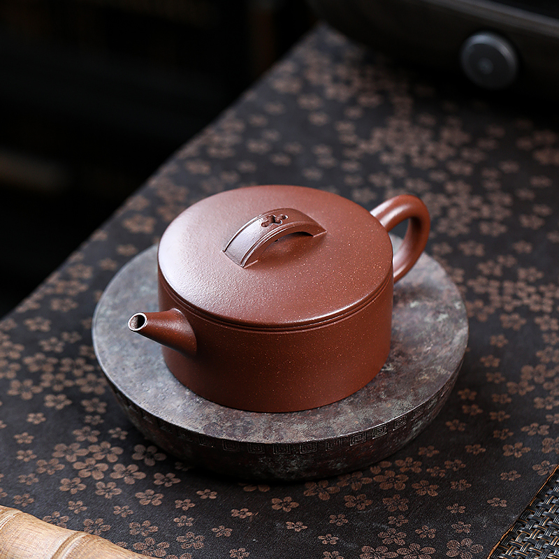 purple clay Hanwa teapot 200cc Yixing purple clay teapot big mouth teapot, master handmade Kung Fu tea set