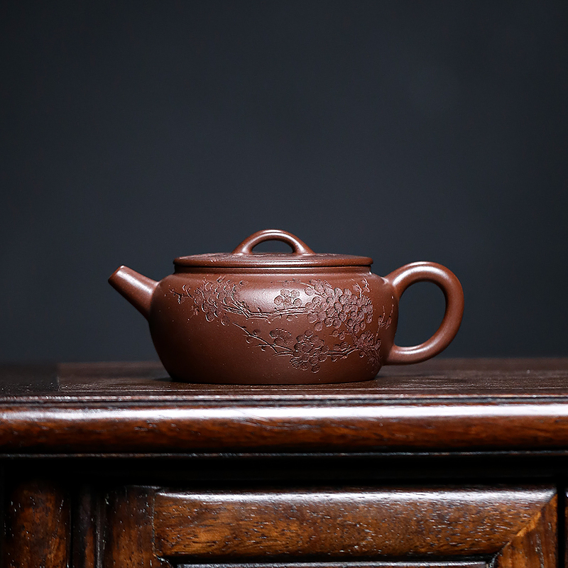 Yixing Purple Clay Teapot small capacity shiyi Good clay Original purple clay130ml