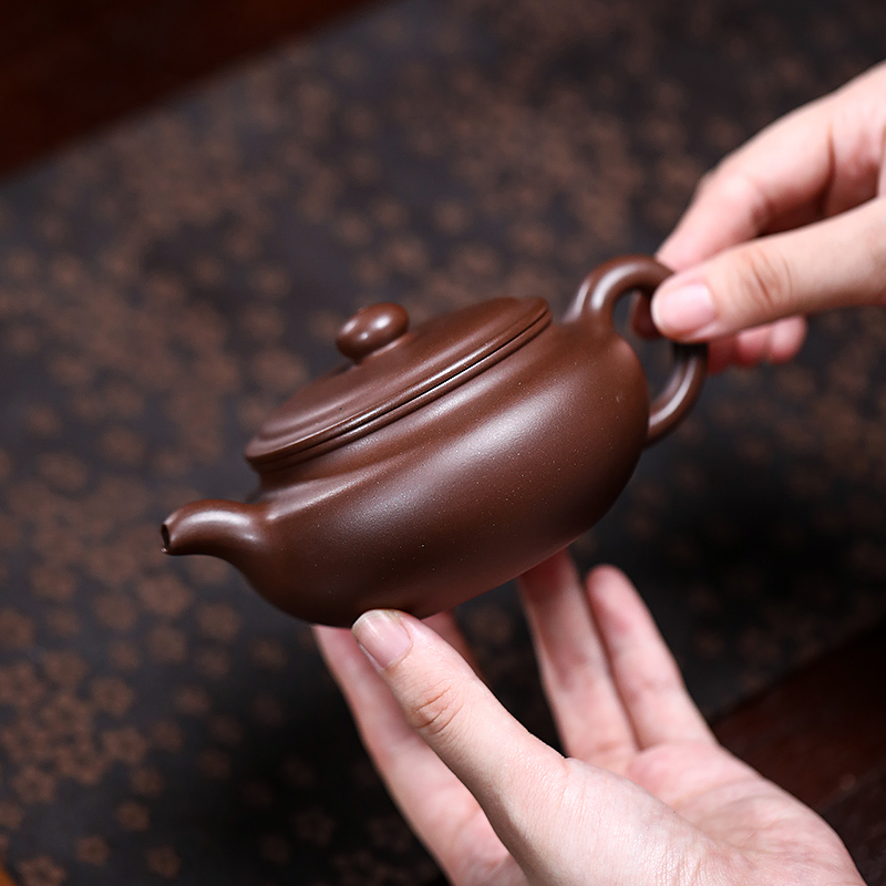 Yixing Purple Clay Teapot Practical vessel shapes  Good clay Original purple clay hand made 200ml