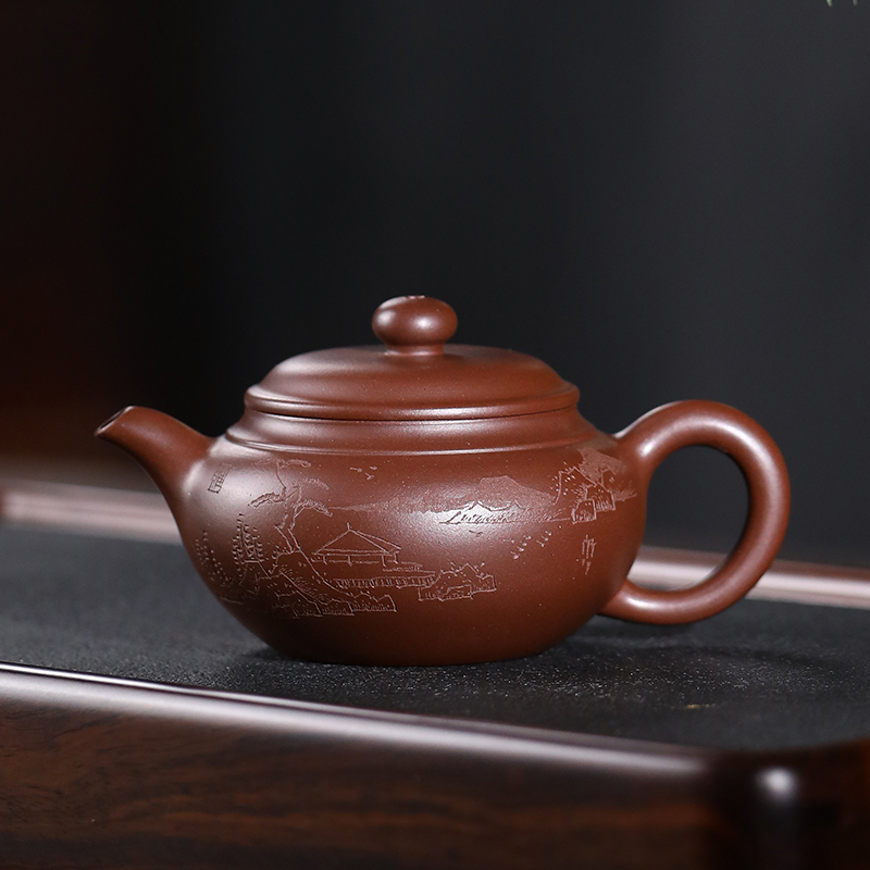 Yixing Purple Clay Teapot small capacity shiyi Good clay Original purple clay150ml