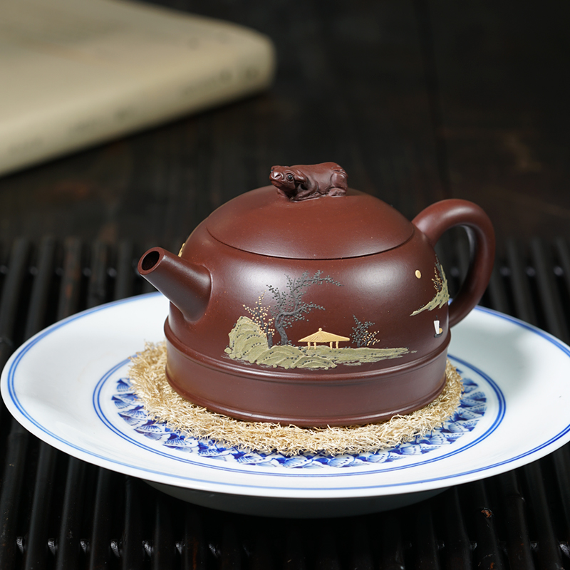 Yixing Purple Clay Teapot Original purple clay hand made Boutique Teapot Practical vessel shapes 200ml