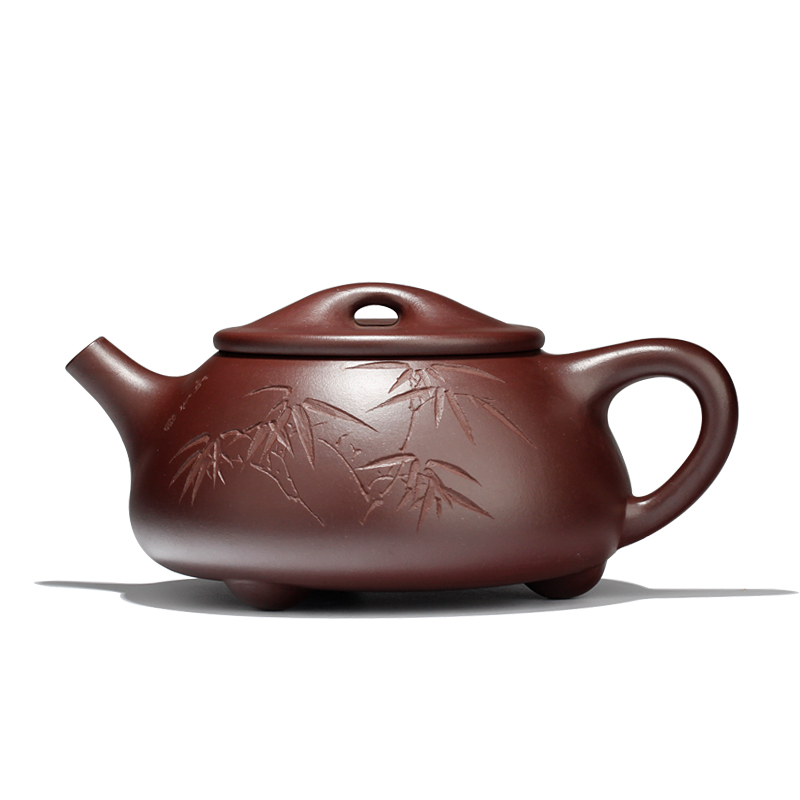 Yixing Purple Clay Teapot hand made Original purple clay Classic shapes 310ml Large capacity