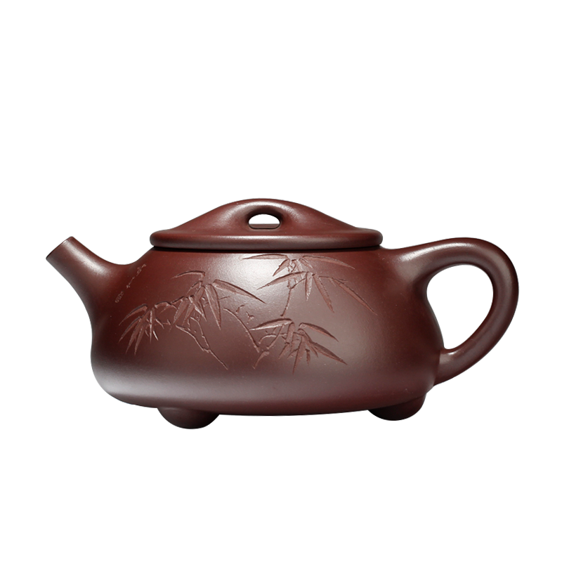 Yixing Purple Clay Teapot hand made Original purple clay Classic shapes 310ml Large capacity