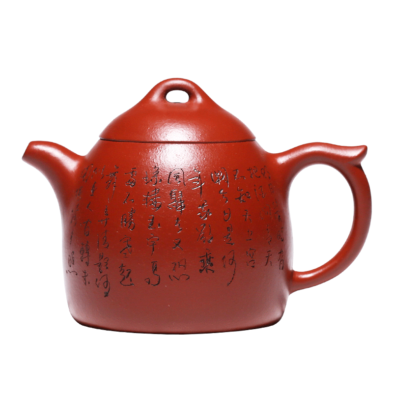 Yixing Purple Clay Teapot Original mine Zhu Ni hand made Master sculpture art 160ml