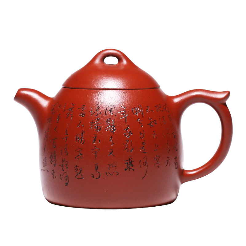 Yixing Purple Clay Teapot Original mine Zhu Ni hand made Master sculpture art 160ml